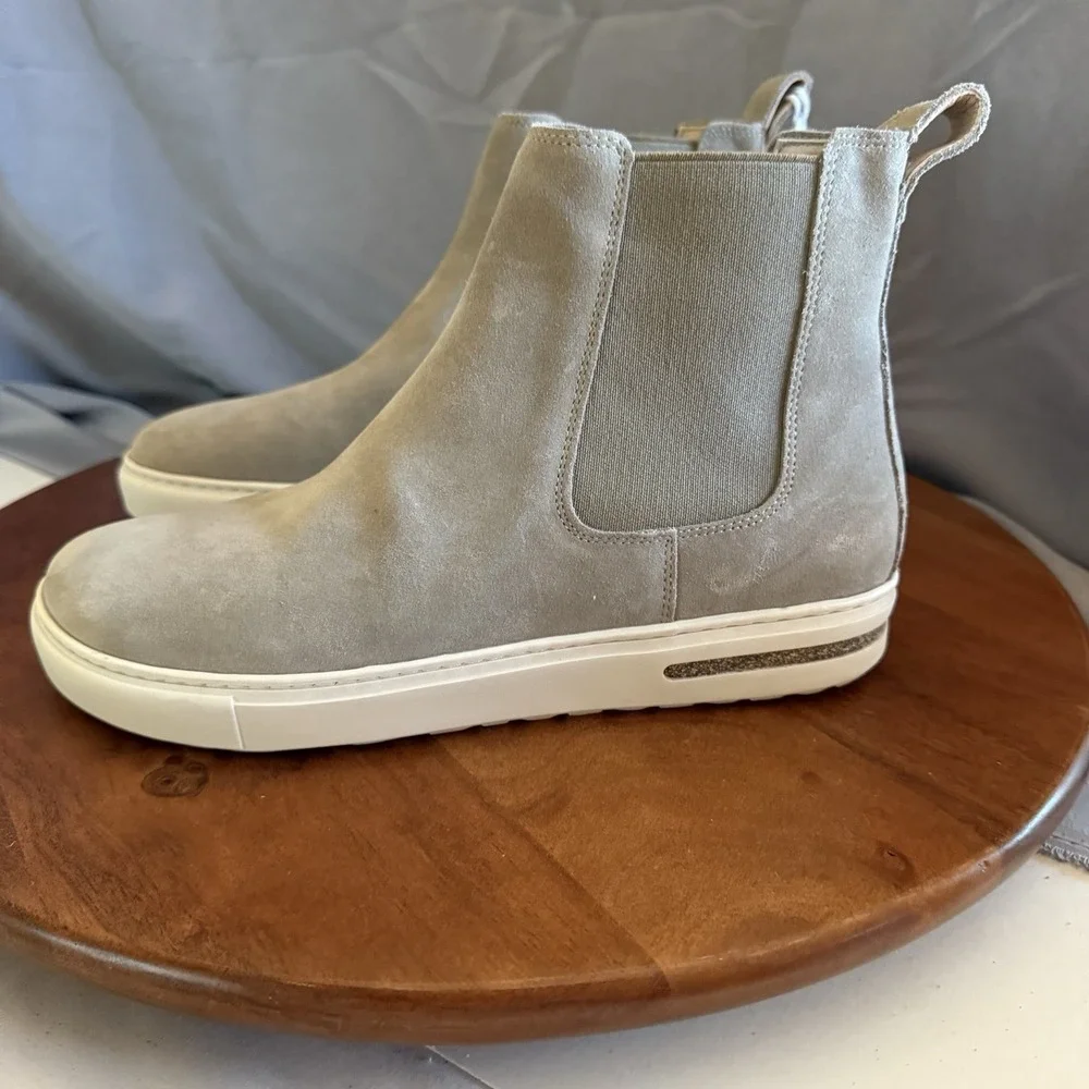 Birkenstock Bend‎ Chelsea Suede Leather Taupe Eu Size 40/W9-9.5 Medium/Narrow